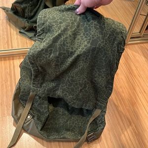 Military issue ruck sack backpack